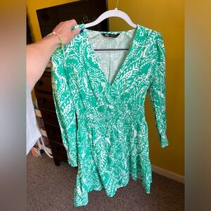 Green and white medium Zara dress!